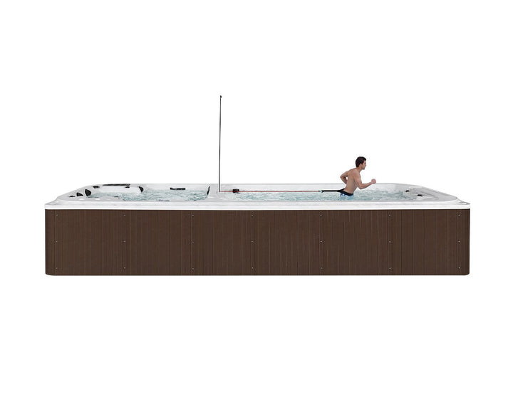 Tekapo 6.8m Dual Zone Swim Spa, ,