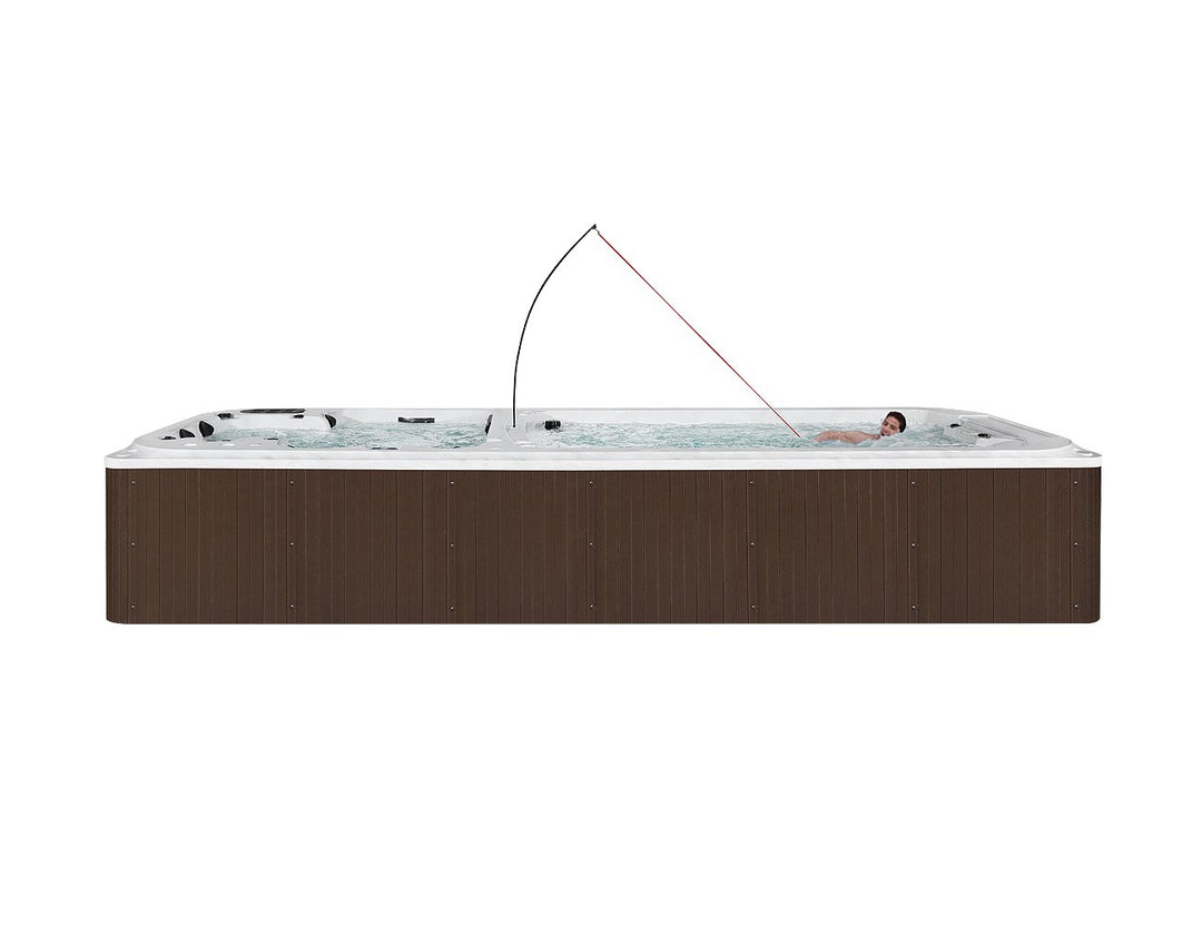 Tekapo 6.8m Dual Zone Swim Spa, ,
