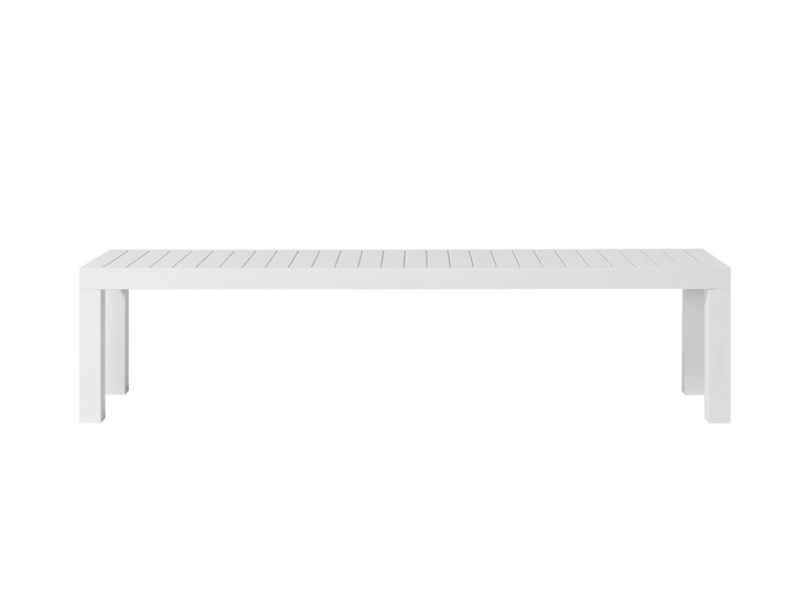 Virga Outdoor Bench Seat 180cm, Colour: White,