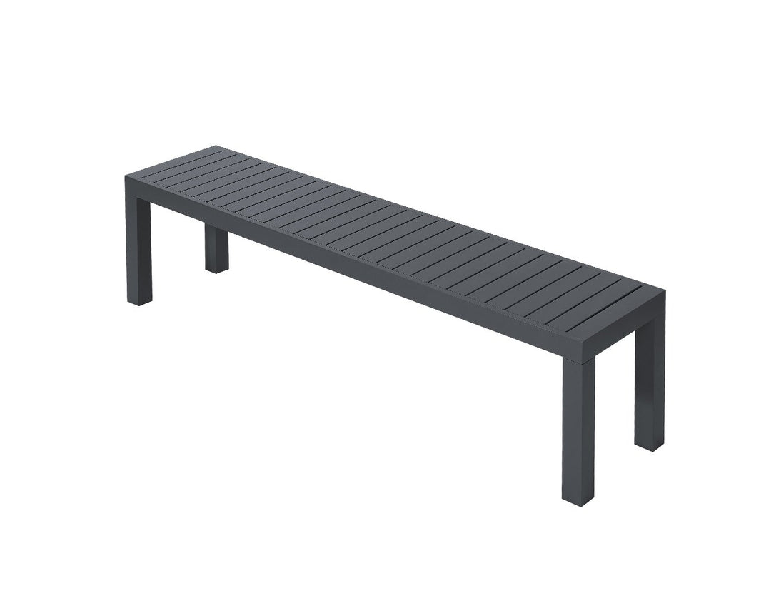 Virga Outdoor Bench Seat 180cm, Colour: Grey,