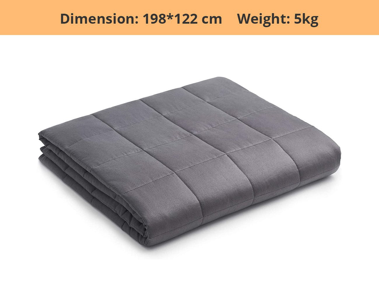 Weighted Blanket With Cover 198 X 122cm Living Culture