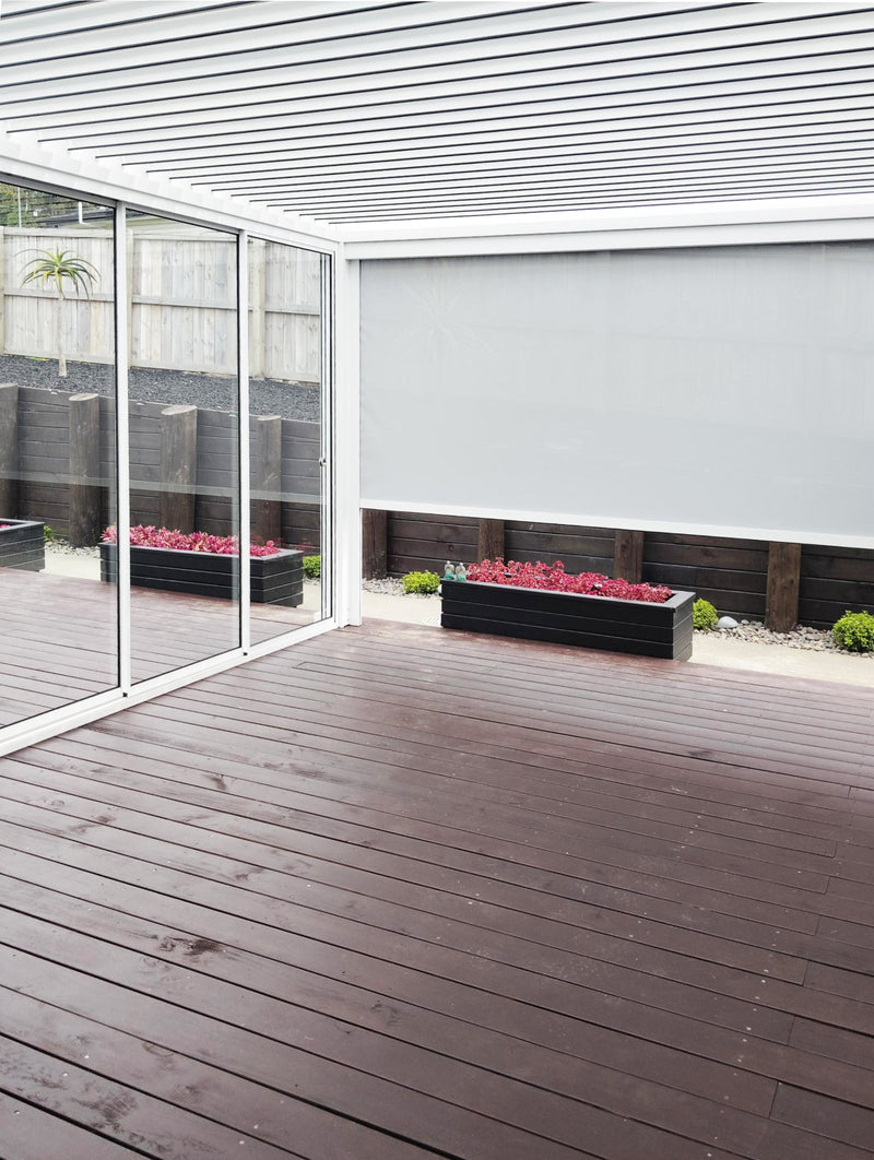 Creating a More Comfortable Outdoor Room on an Exposed Deck