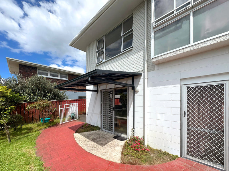 Adding Weather Protection Outside Simon’s Sliding Doors