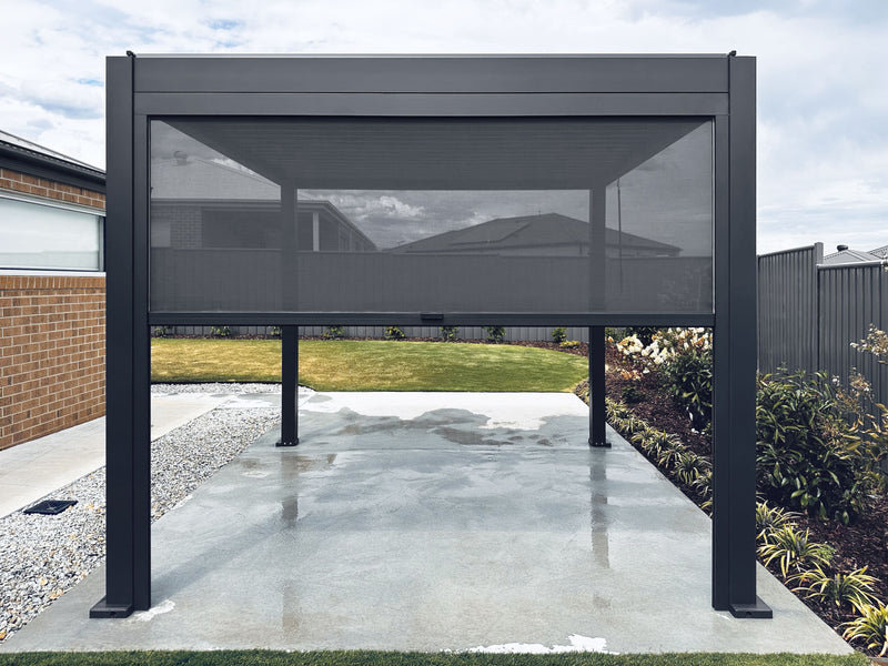 How a 3×3 Pergola Turned This Concrete Patio into a Usable Outdoor Space