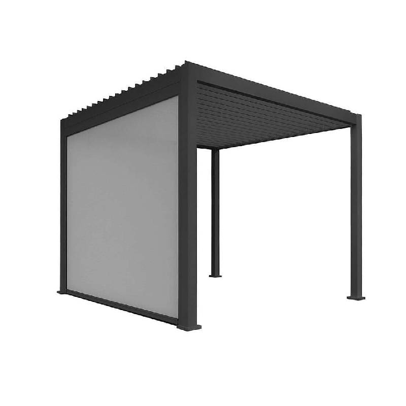 retractable side blind for aluminium pergola, pergola side shade screens