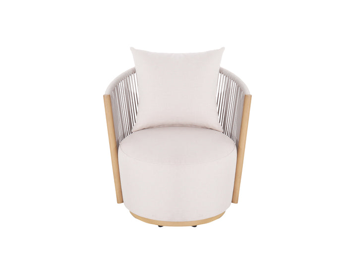 Goldfinch Aluminium and Rope Swivel Chair