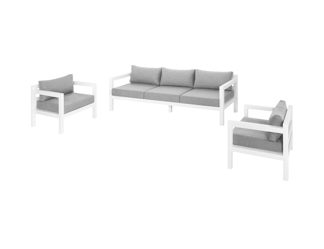 Sunbird Outdoor Sofa Sectional 3 Seater Set- 5 Seat