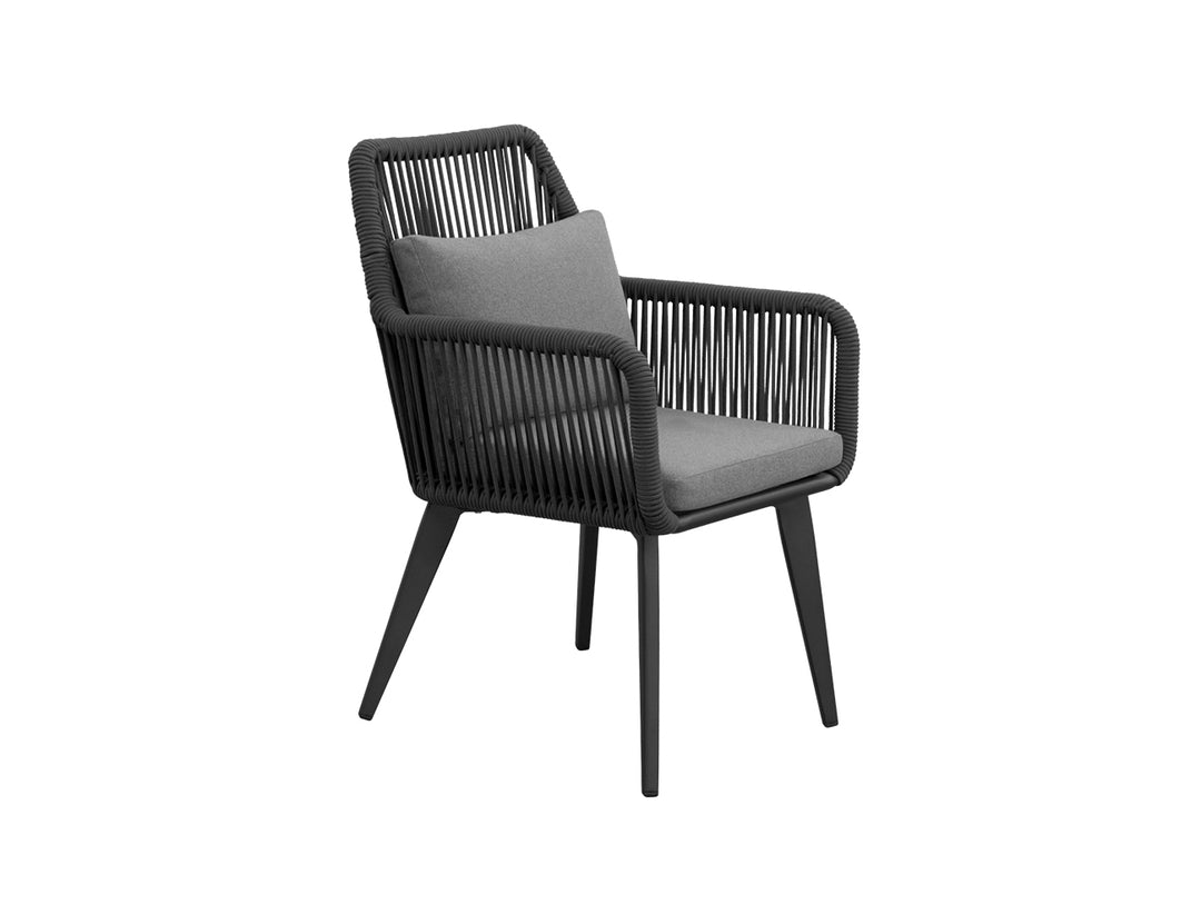Falcon Aluminium And Rope Dining Chair