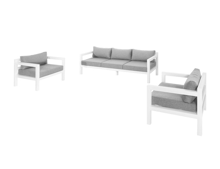 Frao Outdoor Sofa Sectional 3 Seater Set- 5 Seat