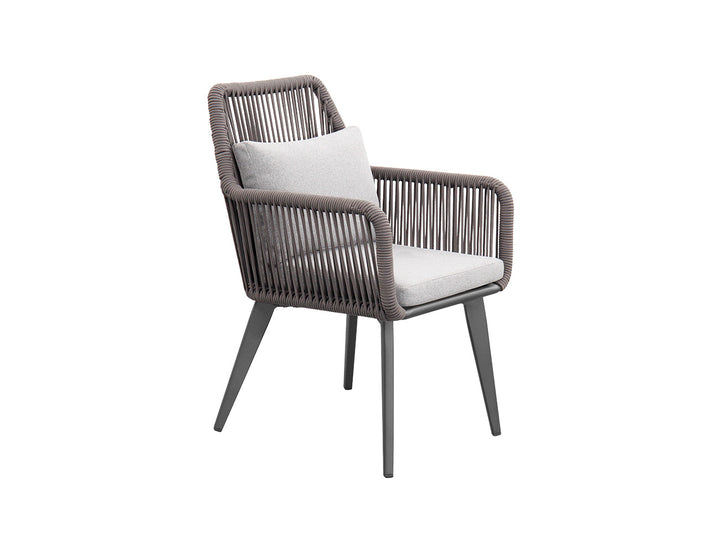 Falcon Aluminium And Rope Outdoor Dining Chair