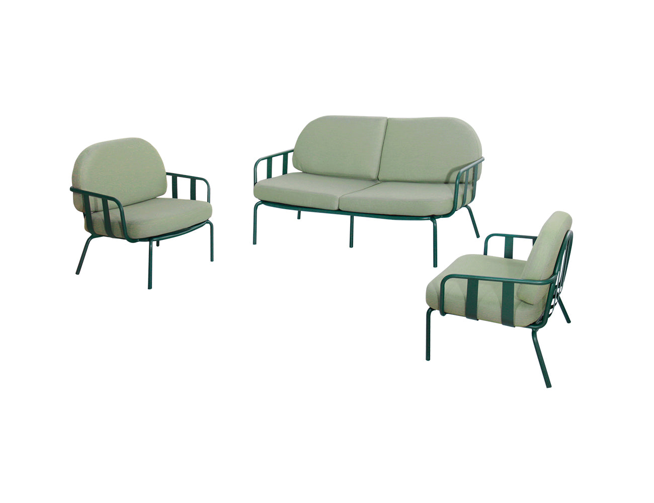 Fantail Loveseat Set