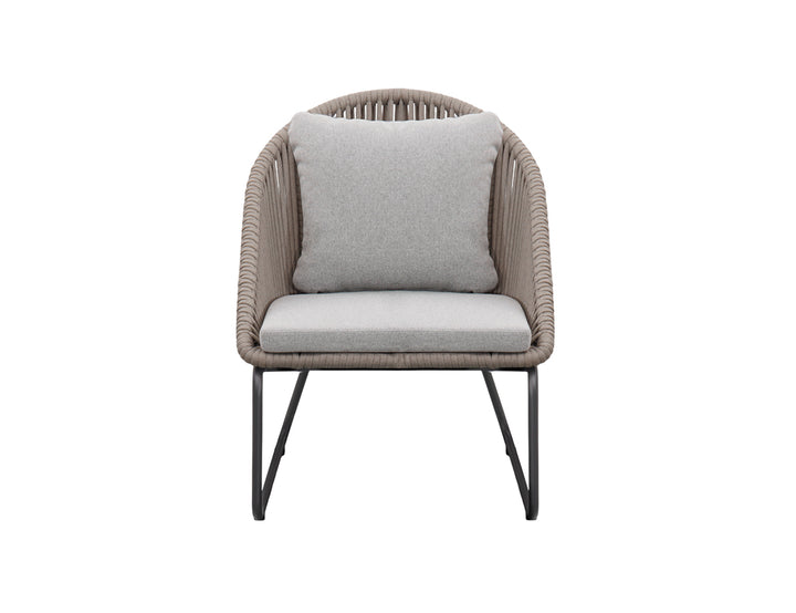 Rifleman 2.0 Aluminium And Rope Outdoor Patio Dining Chair