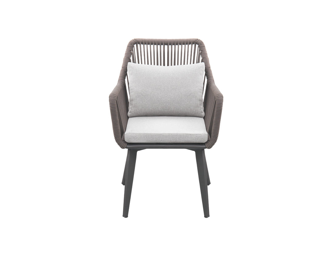 Falcon Aluminium And Rope Outdoor Dining Chair