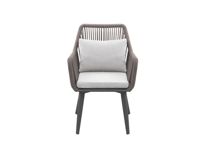 Falcon Aluminium And Rope Outdoor Dining Chair