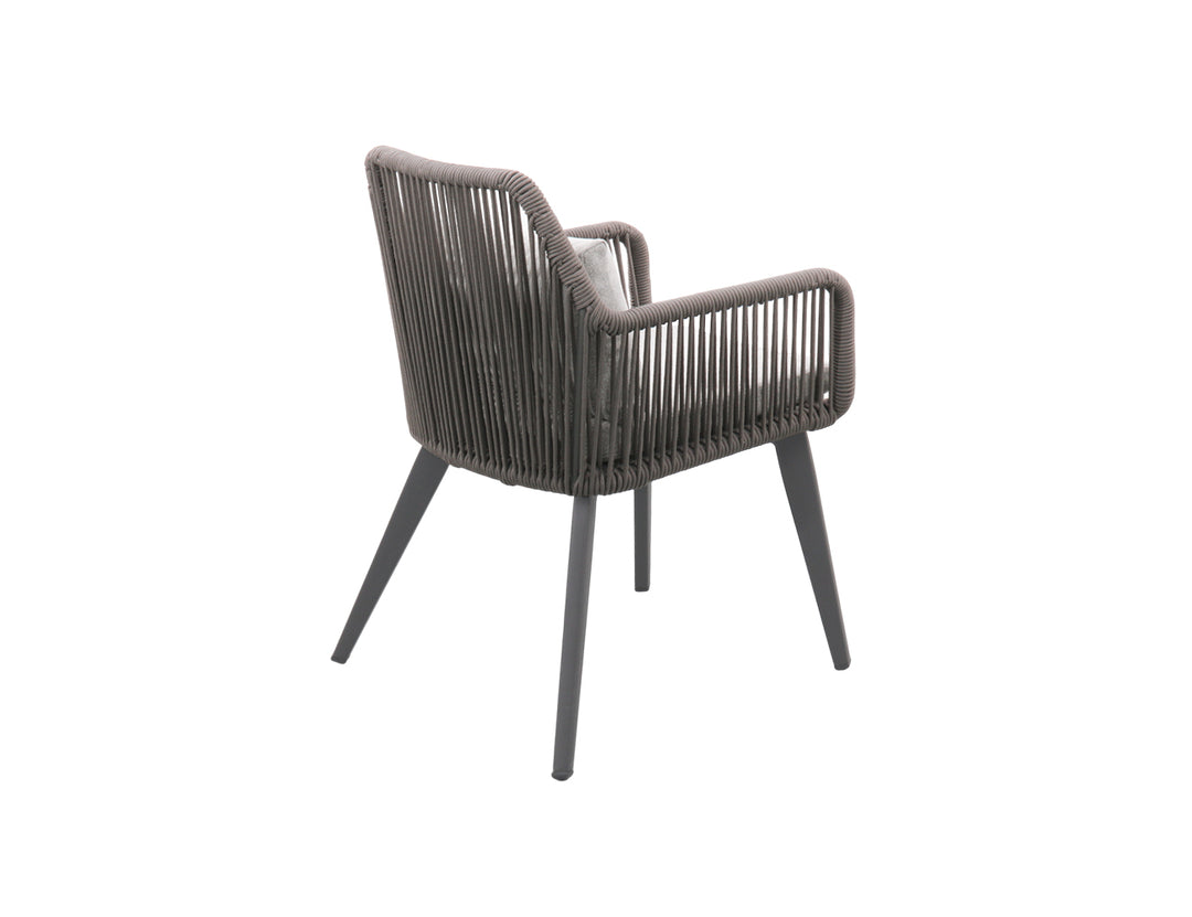 Falcon Aluminium And Rope Outdoor Dining Chair