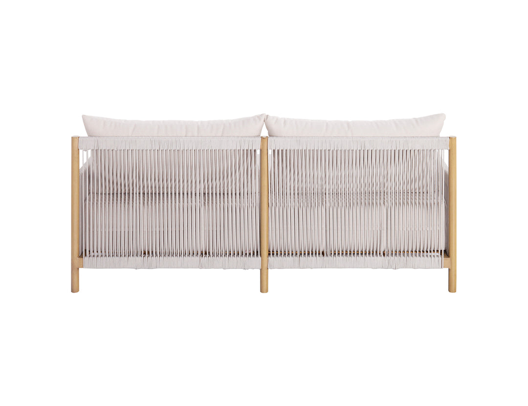 Goldfinch Loveseat Aluminium and Rope Sofa