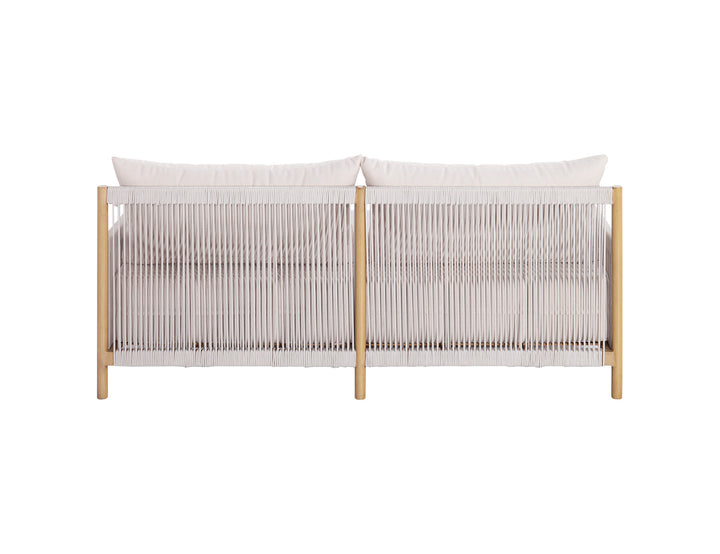 Goldfinch Loveseat Aluminium and Rope Sofa