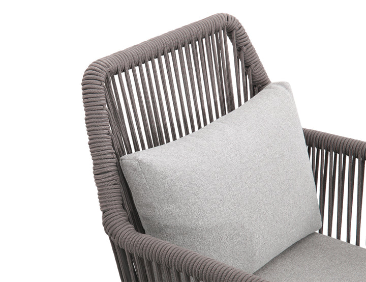 Falcon Aluminium And Rope Outdoor Dining Chair