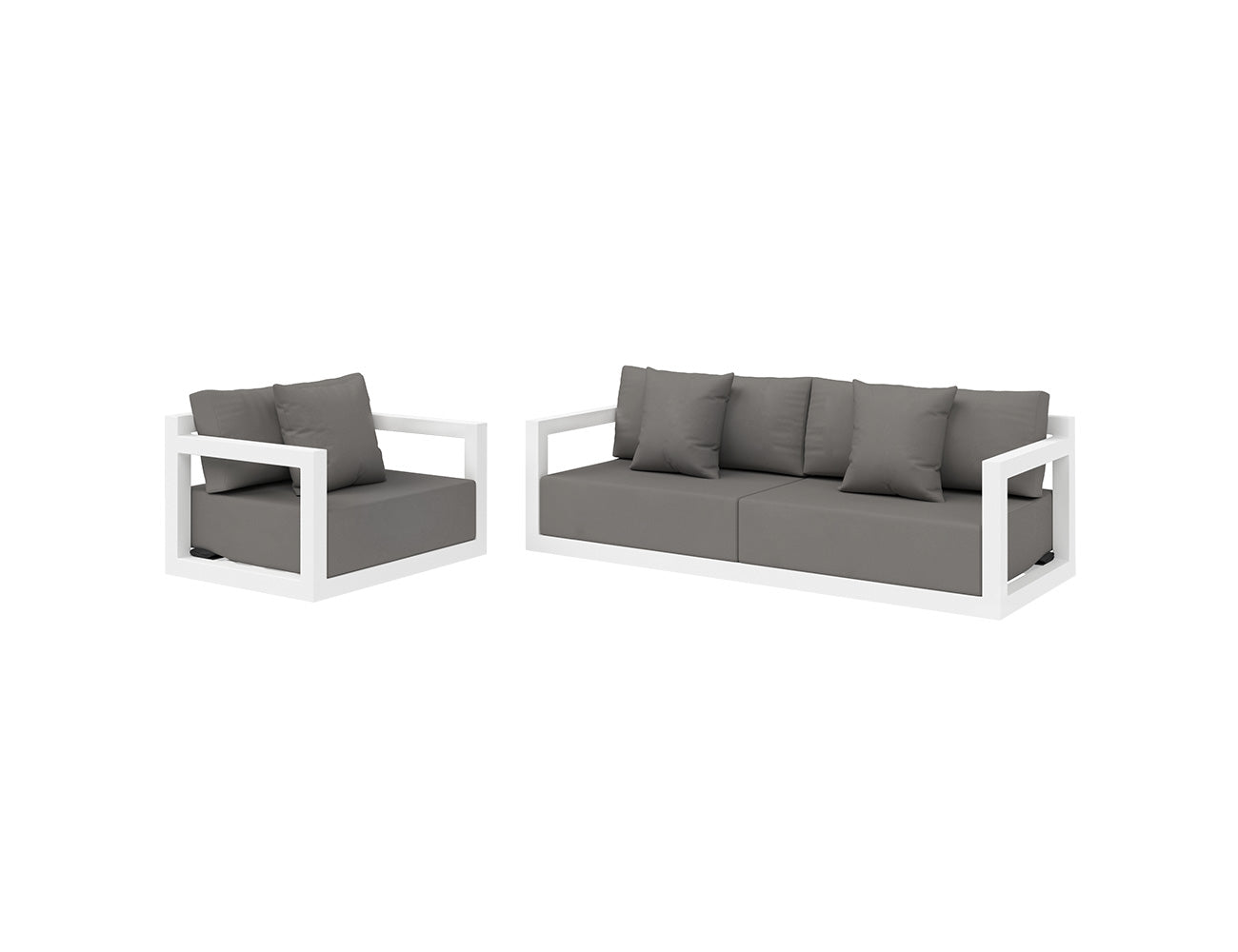 Ibis 2.0 Outdoor Sectional Sofa Set - 4 Seat