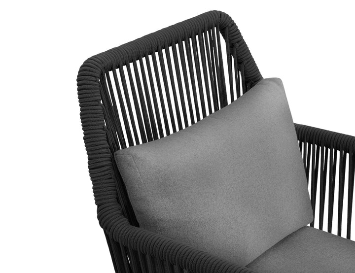 Falcon Aluminium And Rope Dining Chair