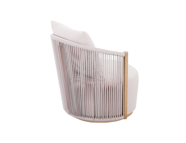 Goldfinch Aluminium and Rope Swivel Chair