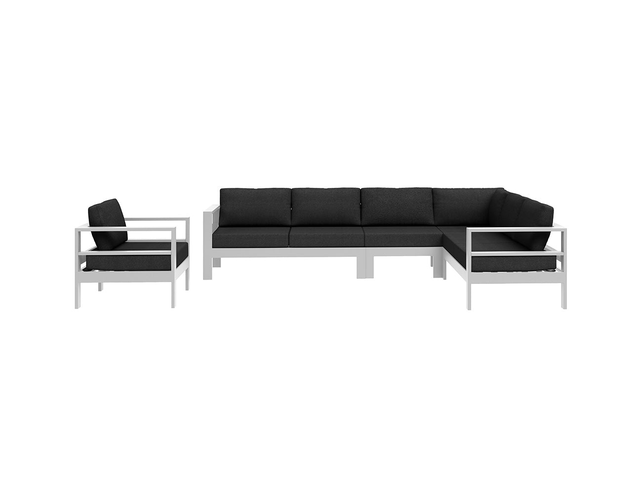 Sandpiper 2.0 Outdoor Sofa Sectional Set - 7 Seat