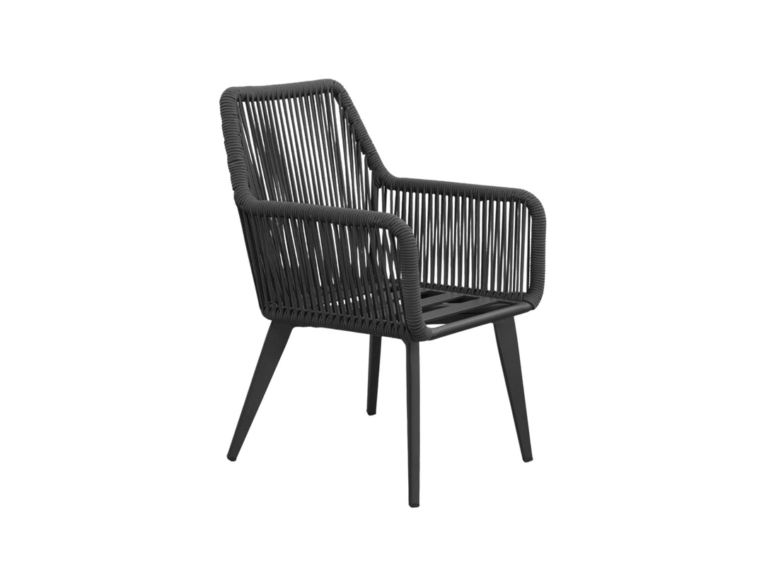 Falcon Aluminium And Rope Dining Chair