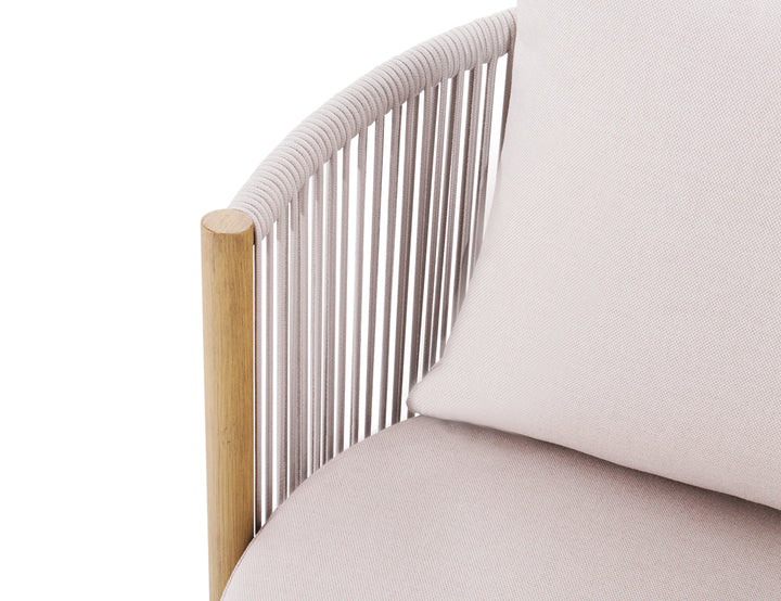 Goldfinch Aluminium and Rope Swivel Chair