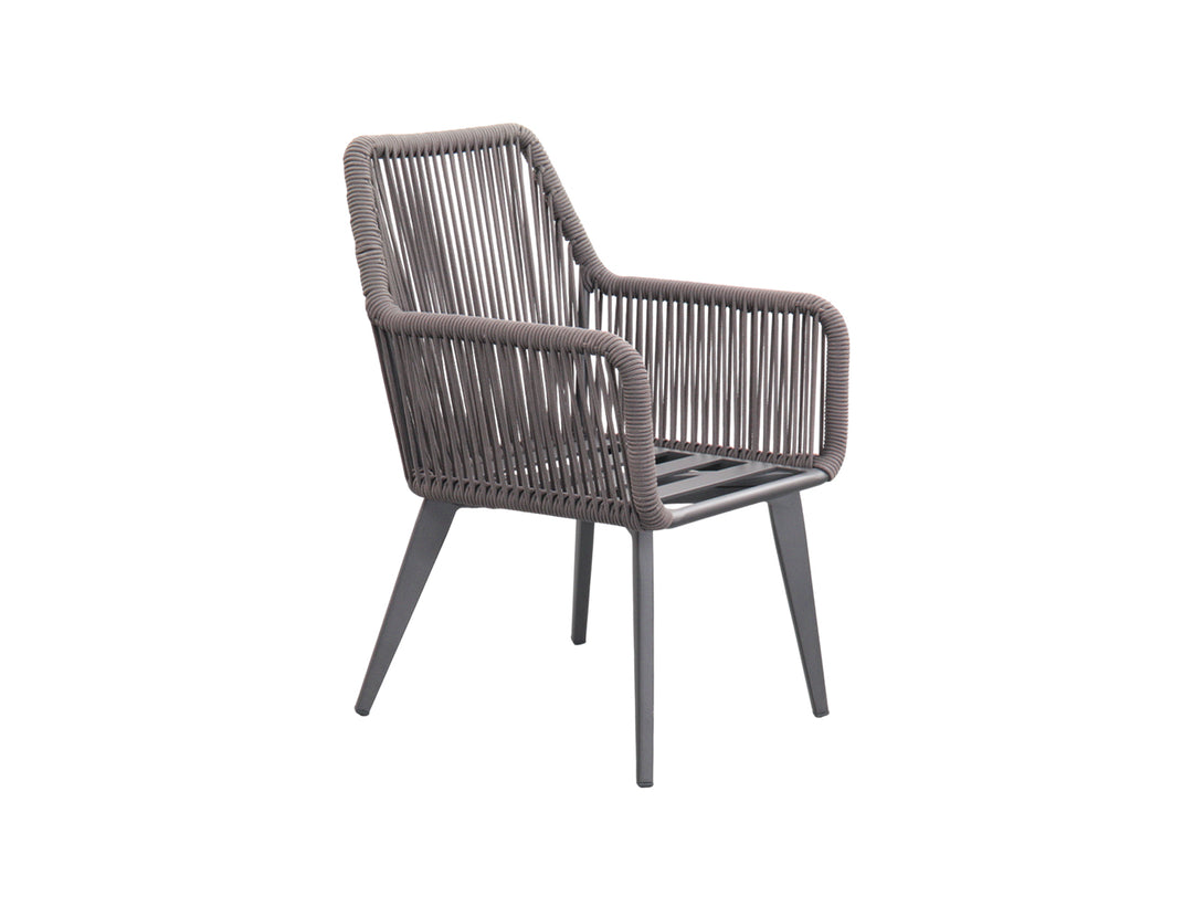 Falcon Aluminium And Rope Outdoor Dining Chair