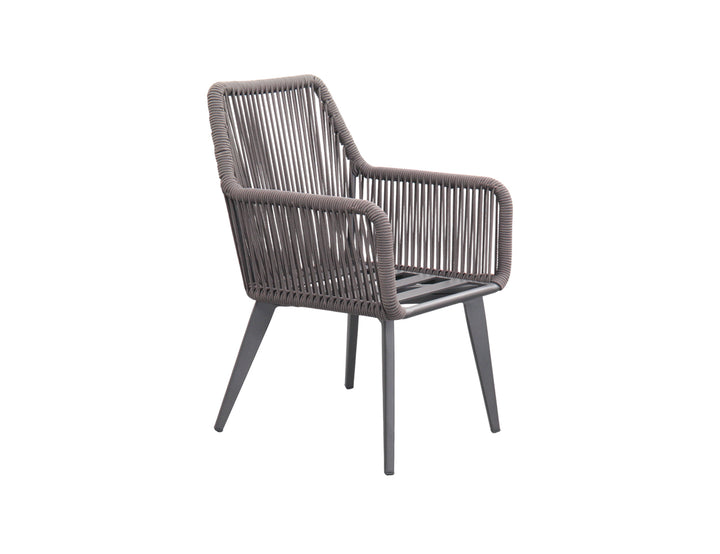 Falcon Aluminium And Rope Outdoor Dining Chair