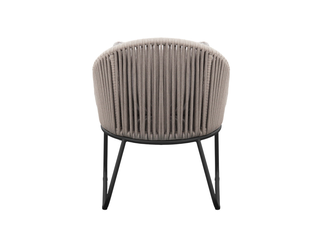 Rifleman 2.0 Aluminium And Rope Outdoor Patio Dining Chair