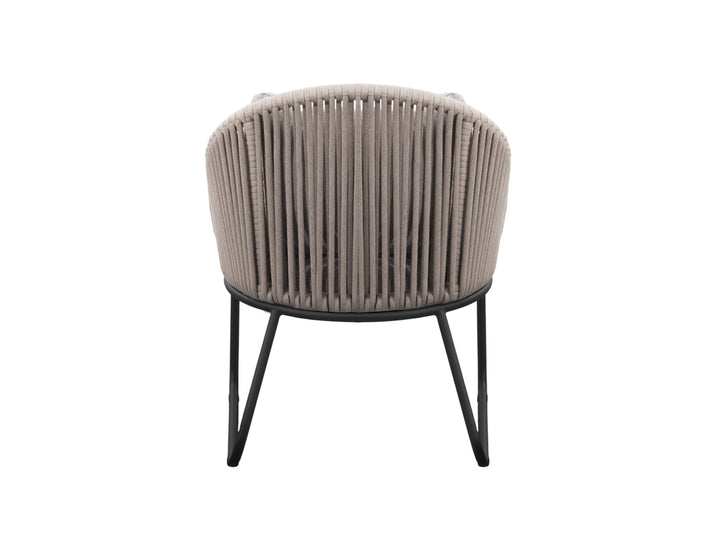 Rifleman 2.0 Aluminium And Rope Outdoor Patio Dining Chair