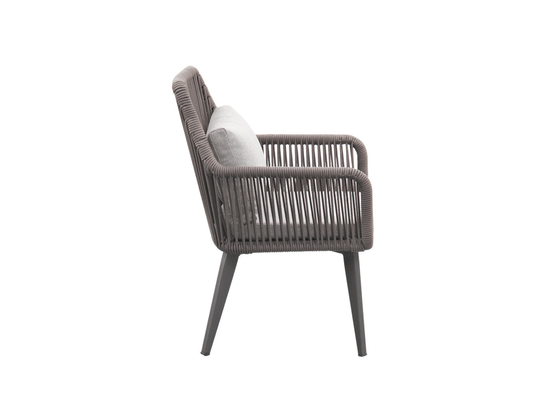 Falcon Aluminium And Rope Outdoor Dining Chair