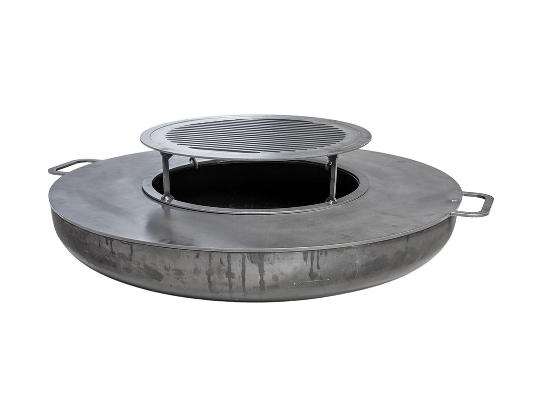 80cm Fire Pit Complete BBQ Set