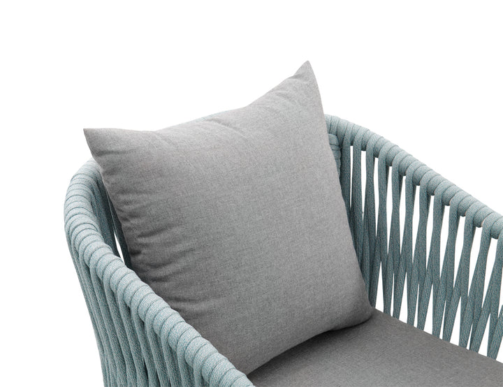 Kereru Aluminium and Rope Outdoor Dining Chair