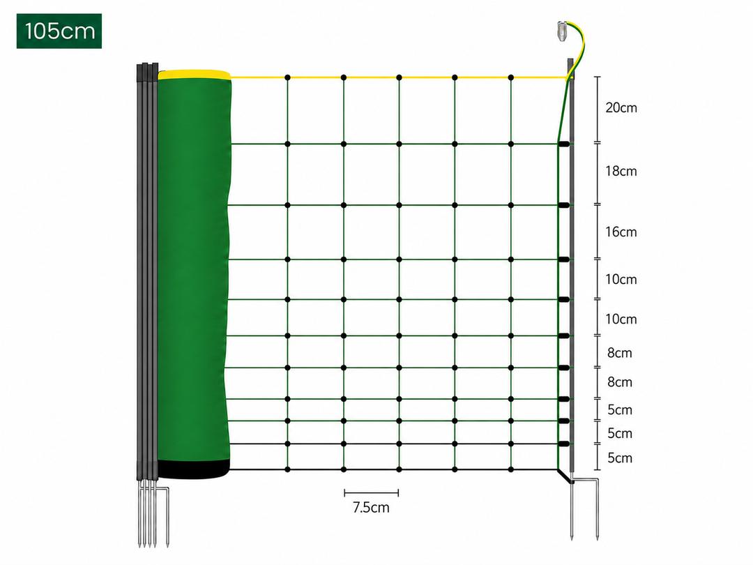 Electric Poultry Netting - 50m x 105cm