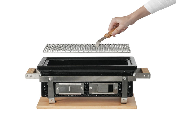 Hibachi Tabletop BBQ Grill- Rectangle, ,