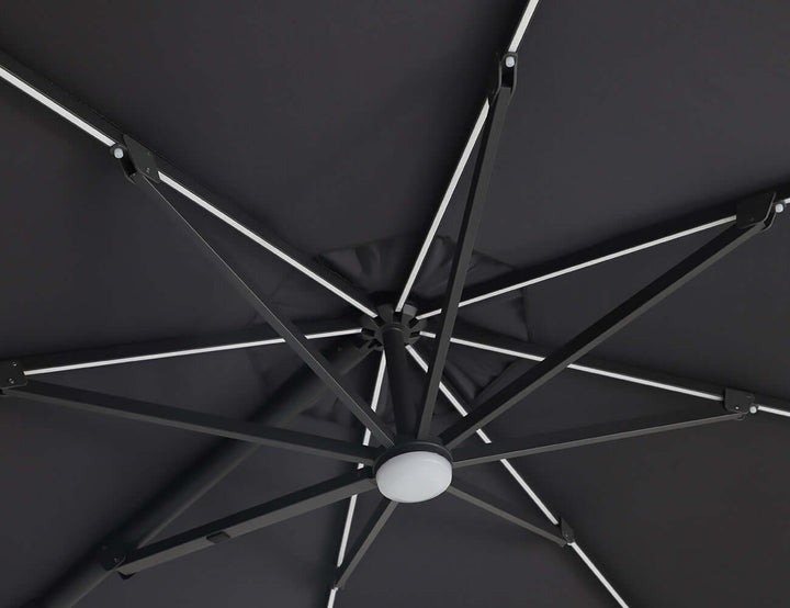 Alabaster 3m Round Cantilever Umbrella
