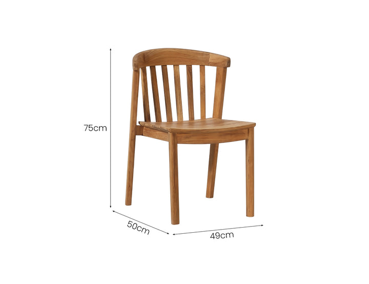 Solo Teak Dining Chair