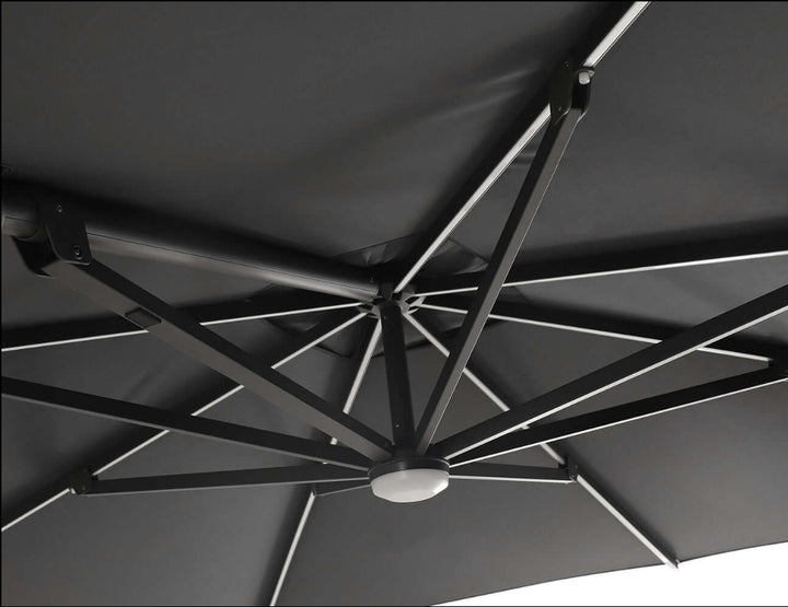 Alabaster 3m Square Cantilever Umbrella