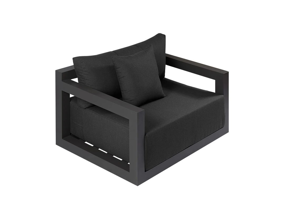 Ibis 2.0 Outdoor Conversation Set With Round Coffee Table- 3PCS
