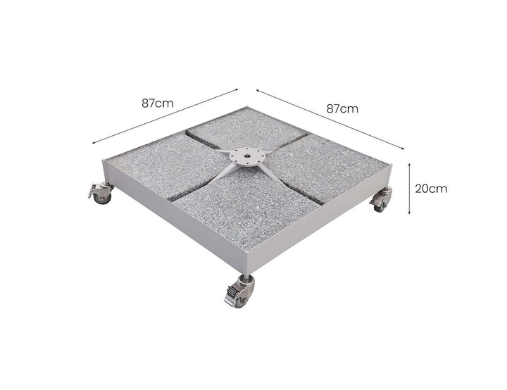 4m-lyra Granite Umbrella Base -209kg