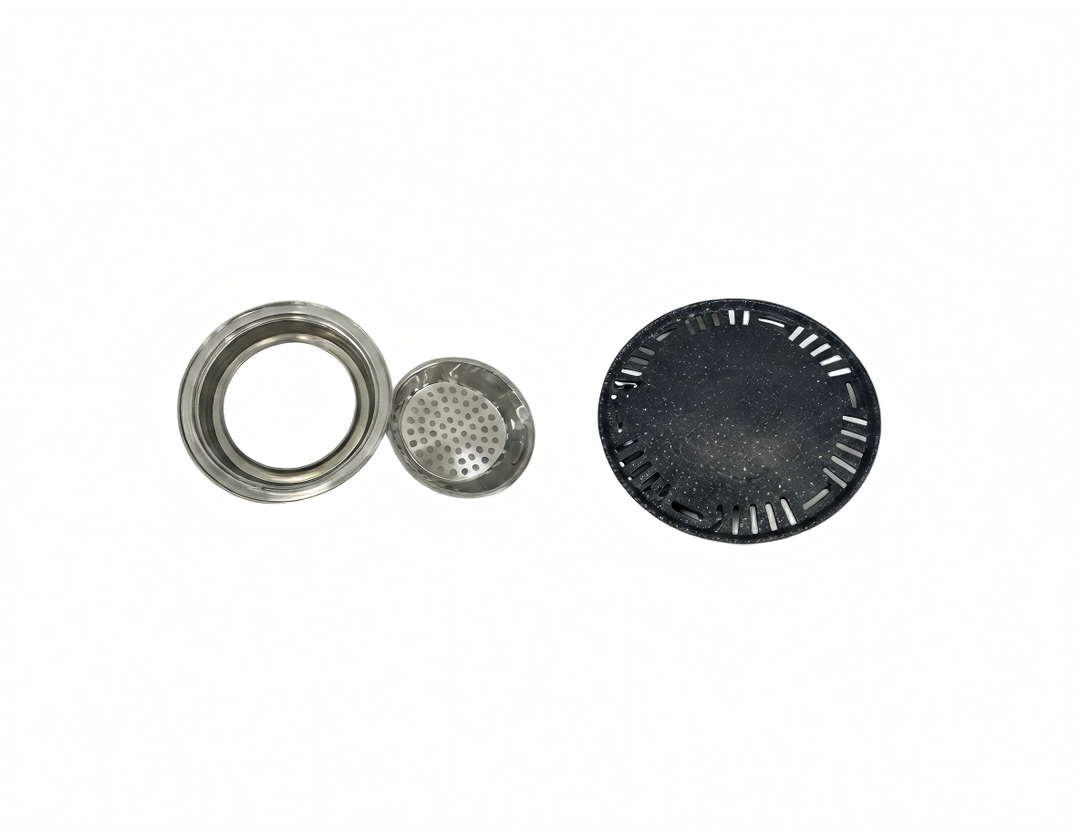Round Hibachi Searing Plate & Oil Tray