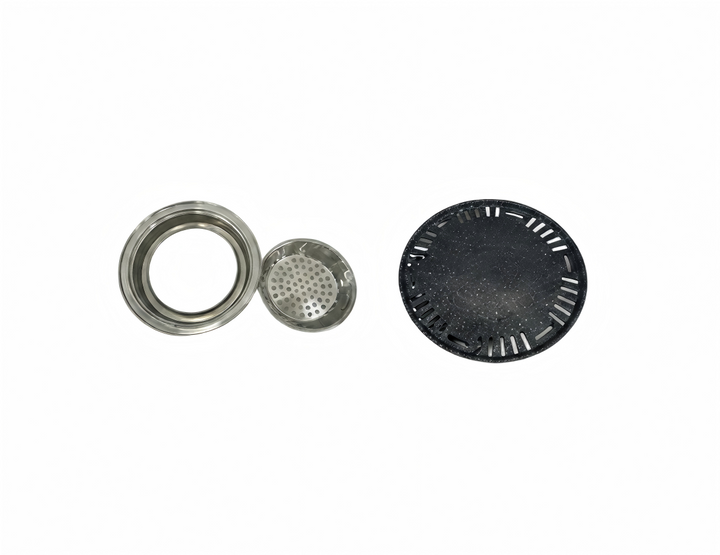 Round Hibachi Searing Plate & Oil Tray