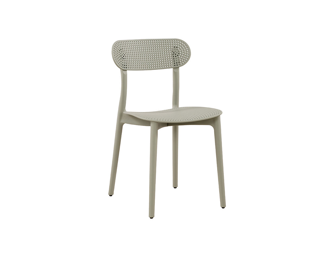 Abby Outdoor Patio Dining Chair, Colour: Light Green,