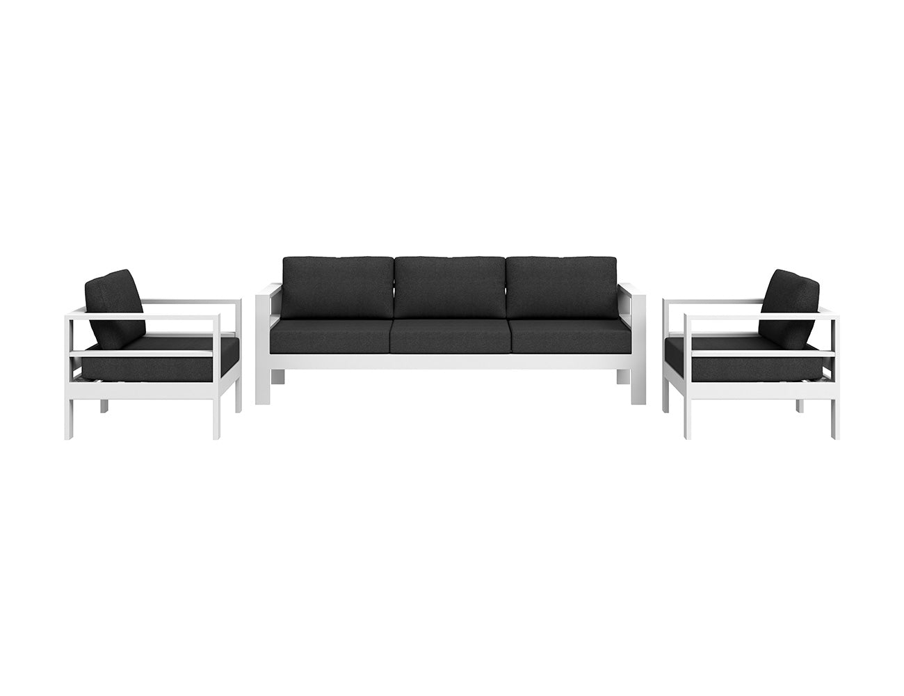 Sandpiper 2.0 Outdoor Sofa Sectional 3 Seater Set- 5 Seat