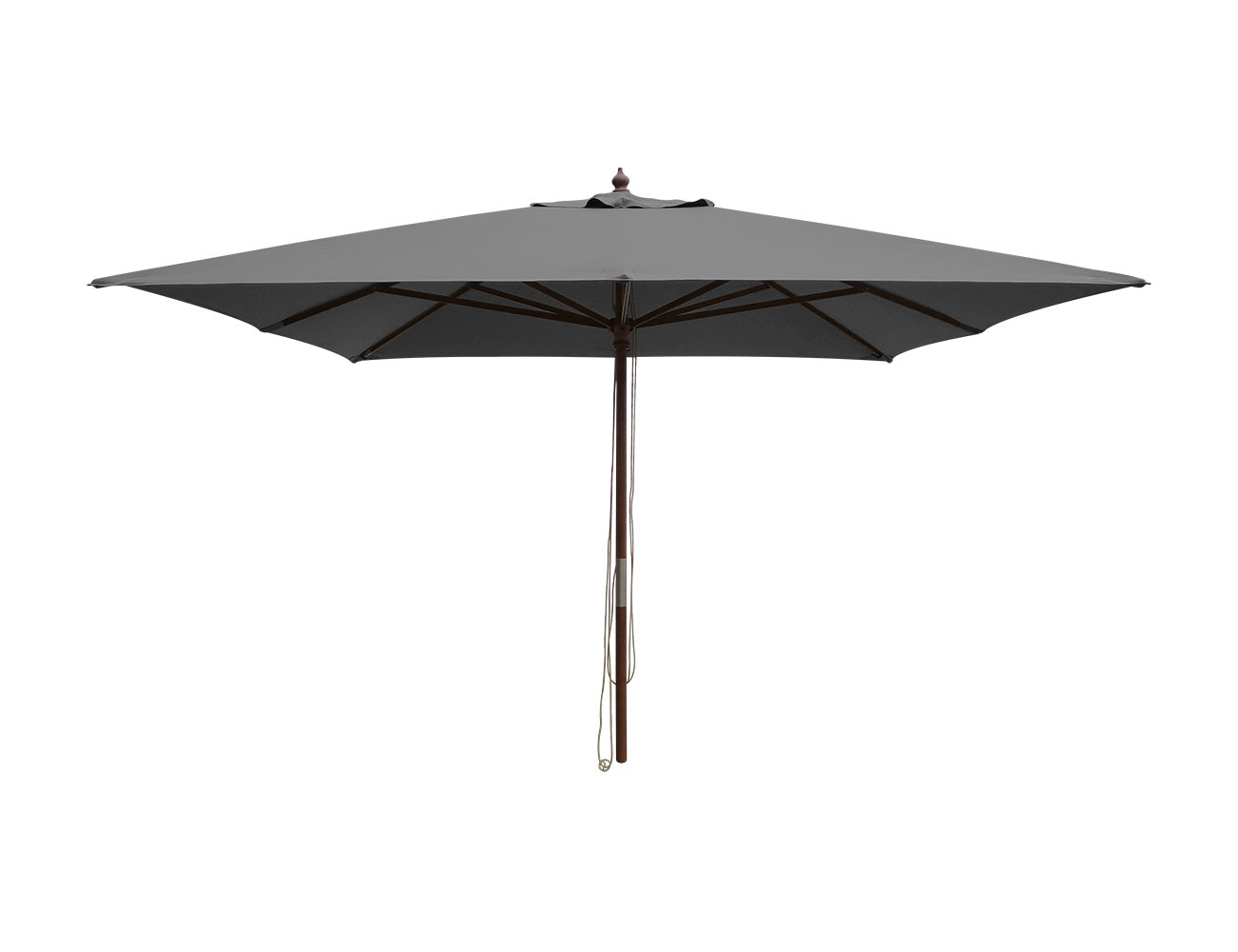 Amazon 3m Square Market Umbrella, Colour: Dark Grey,