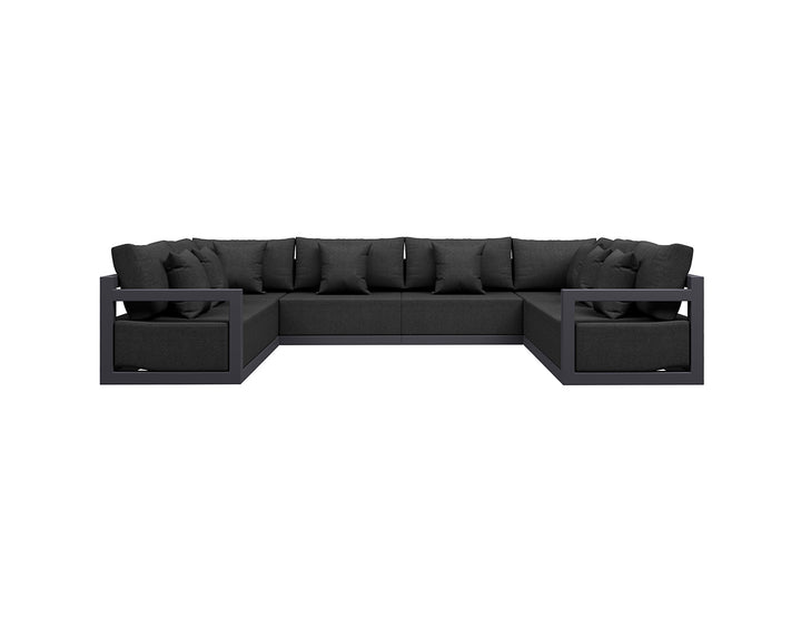 Ibis 2.0 Outdoor Corner Sofa Sectional U-Shape Set  - 6pcs