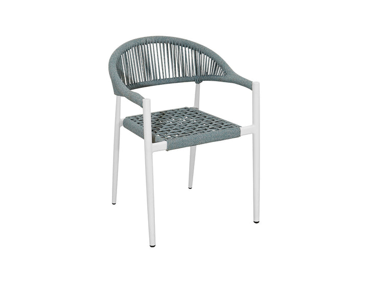 Magpie Aluminium And Rattan Dining Chair