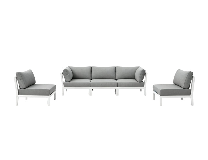 Newport 2.0 Aluminium Outdoor Sofa Set - 5 Seat